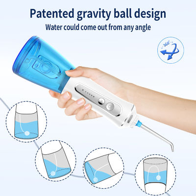 2500 Mah Battery Ultrasonic Water Flosser Dental Oral Irrigator With 5 Pressure Modes