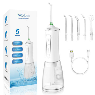 Electric 300ml Cordless Water Flosser Rechargeable Teeth Cleaning