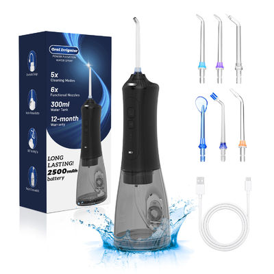 300ML Water Tank Cordless Water Flosser Portable Oral Irrigator Dental Teeth Cleaning
