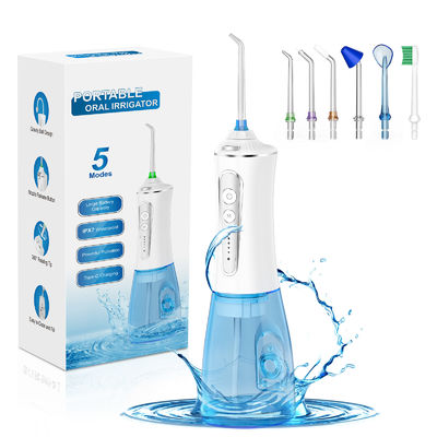 Teeth Cleaning Electric Dental Water Flosser with 30-Day Battery Life and 300ml Water Tank