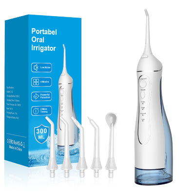 Electric Oral Irrigator with 5 nozzle For Cordless Water Dental Flosser Oral care Dental Kit