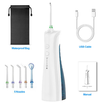 Multi Nozzles High Pressure Water Flosser for Oral Irrigation and Teeth Cleaning