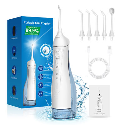 300ML Cordless Portable Teeth Cleaning Dental Oral Irrigator Electric Water Flosser Mornwell D52