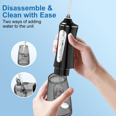 Travel and Household Dental Water Flosser Oral Irrigator with 5 Cleaning Modes and 5 Customizable Nozzle Tips