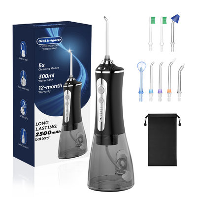 Teeth Cleaning Battery Water Flosser 40-110 PSI Water Pressure 300000 Units Supply Capacity