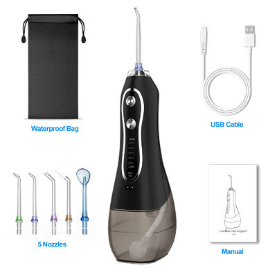 Portable Mini Cordless Electric IPX6 Waterproof Teeth Cleaning Oral Irrigator USB Dental Pick Flosser Cordless Battery