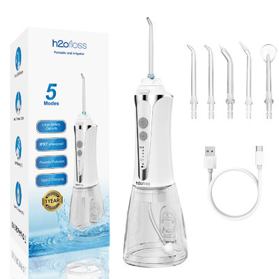 2024 New Portable Mini Size Water Flosser Teeth Cleaning Dental for Teeth Oral Irrigator 4 Nozzles Water Flosser Electric Dental