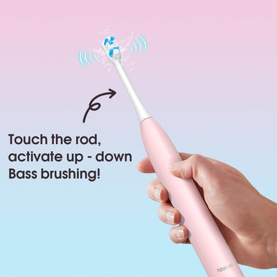 Soft Bristle Electric Toothbrush ABS Plastic Rechargeable IPX7 Waterproof Travel-Friendly Teeth Whitening Sonic Technology