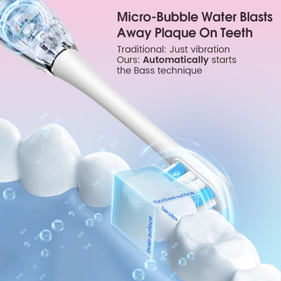 Smart Rechargeable Electric Toothbrush Soft Sonic Vibration Bristles USB Direct Charge Waterproof for Household Use for Travel