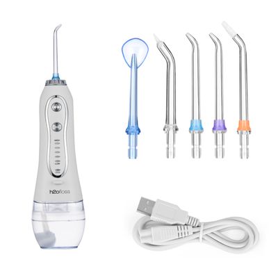 FCC Cordless Water Flosser Oral Irrigator , Portable Dental Water Flosser