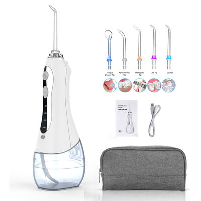  Cordless Express Portable Water Flosser White Rechargeable