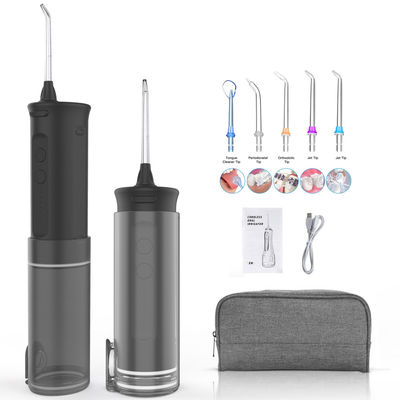 2500mah Portable Water Flosser , 30-110PSI Cordless Water Flosser Teeth Cleaner
