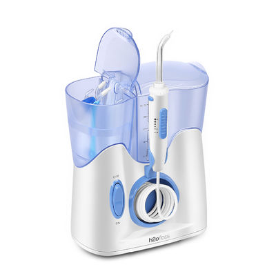 Oral Care Countertop Water Flosser With 0.8L Tank ROHS Approved Desktop Family Use Electric Dental Oral Irrigator 600ml Water Flosser With 360 Degrees Rotation Tips and Touch Operation
