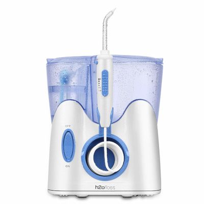 High Pressure Countertop Water Flosser With 12 Tips Anti Dirt