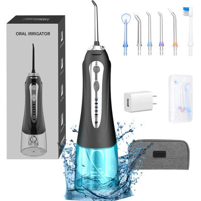 Cordless Water Flosser for Teeth-Water Oral Flossers with 5 Modes, 6 Jet Tips, IPX7
